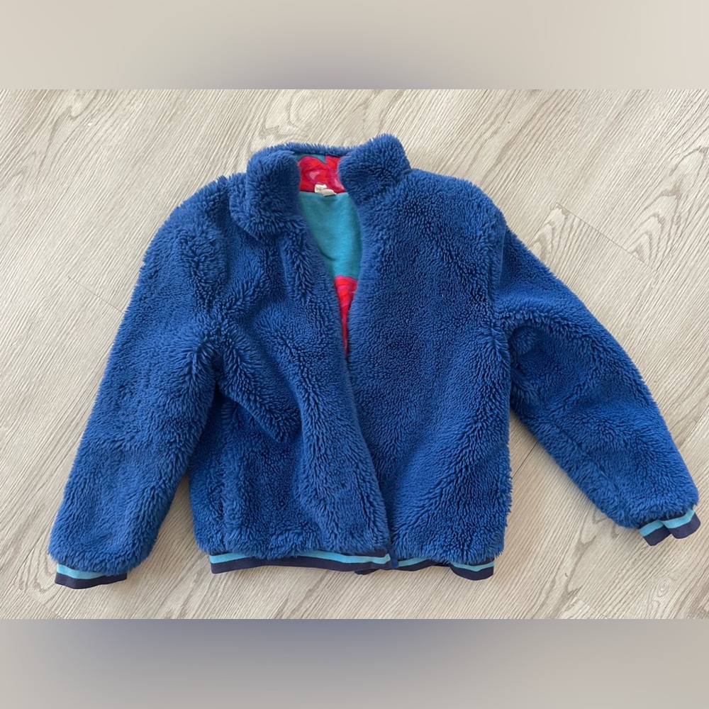 Matilda Jane faux fur reversible jacket size 10 EUC